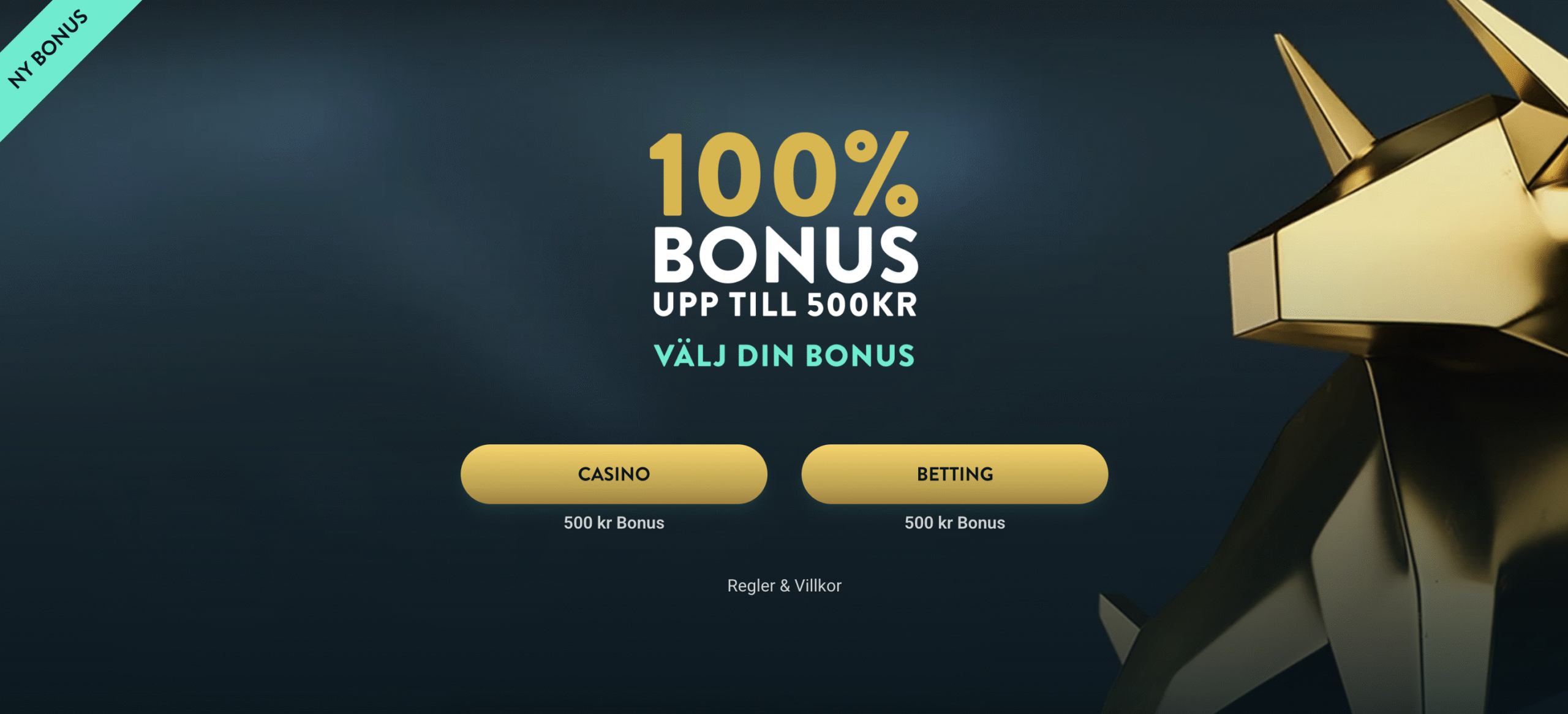 En bild på Golden Bulls välkomstbonus