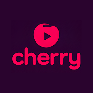 Cherry Casino Emblem i vindröd