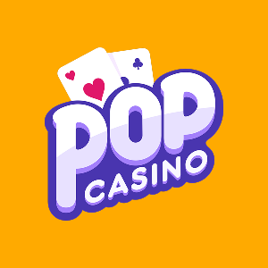 Pop Casino emblem i orange