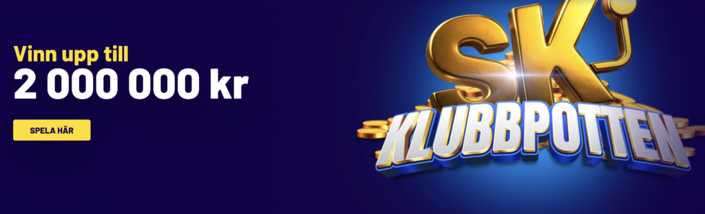 Spelklubben klubbpotten jackpot
