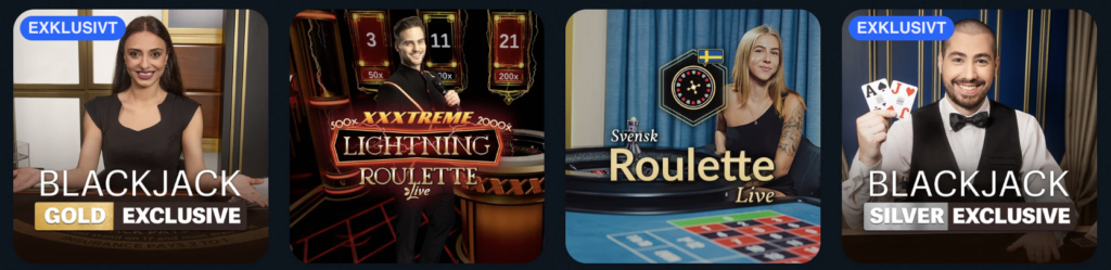Svajpa Casino live casino